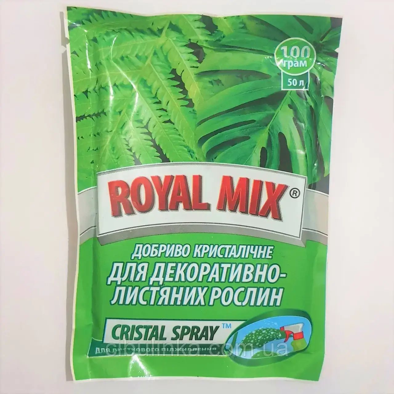 Декор.-лист. 100 г, крист. добриво, RM SPRAY