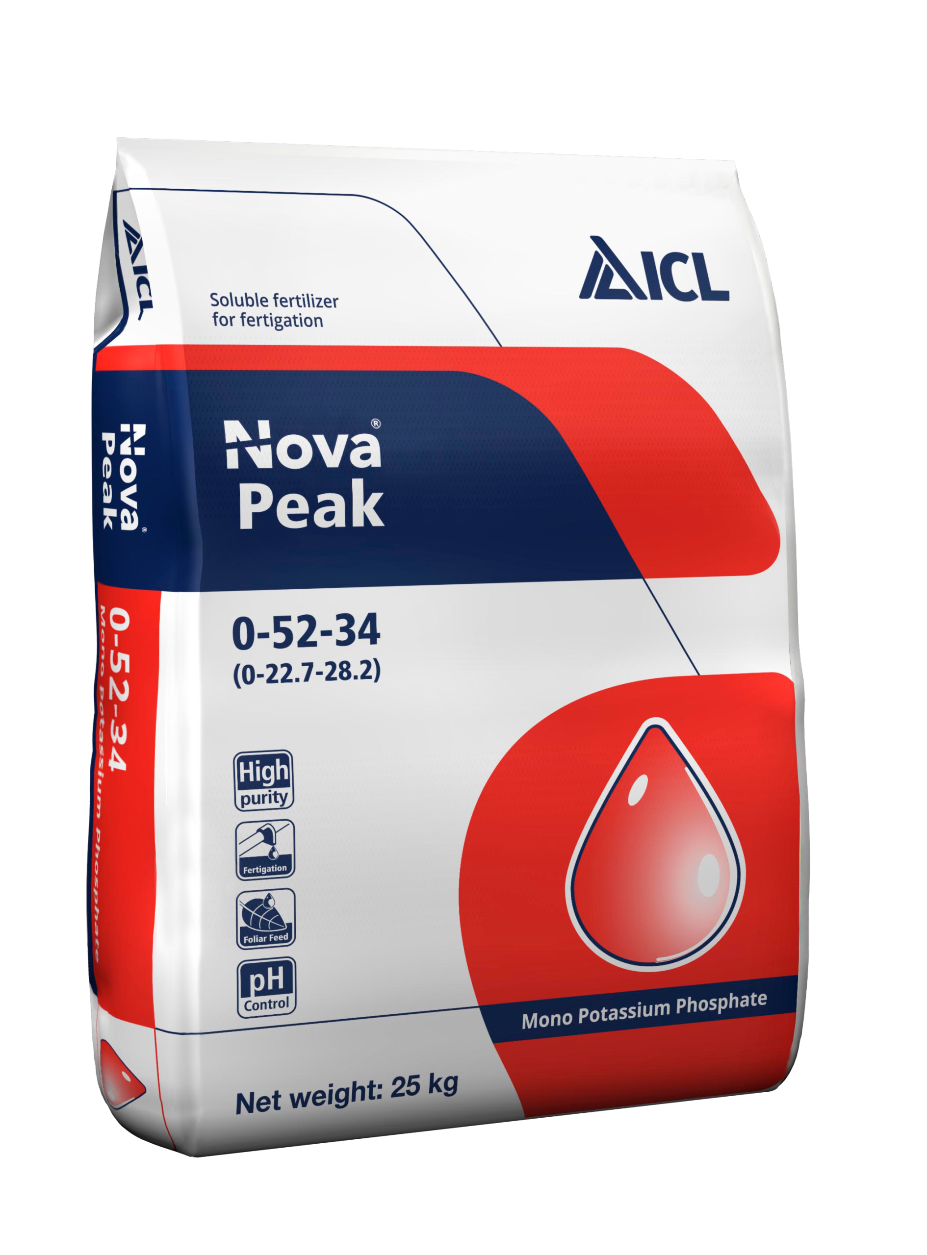 Монофосфат калію «Nova Peak» (MKP 0-52-34), 25 кг