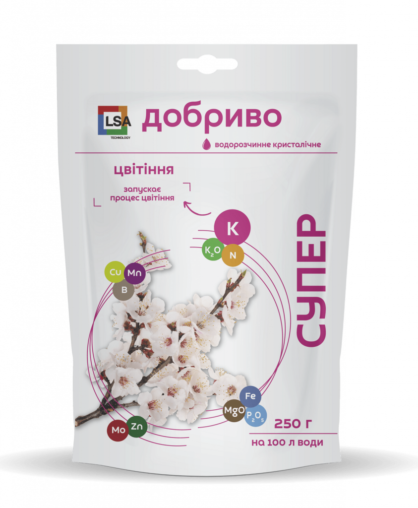 Добриво СУПЕР Цвітіння 250 г