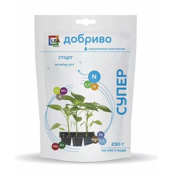 Добриво СУПЕР Старт 250 гр